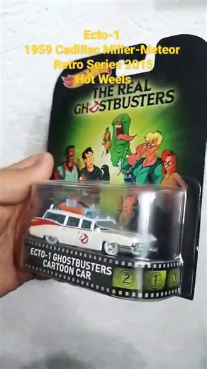 Hot Wheels Ecto-1 Cartoon Car 2015 🚨 Ghostbusters Retro #Shorts