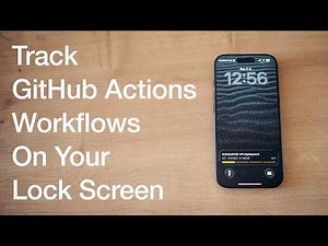 Track GitHub Actions Workflow Runs on Your Lock Screen
