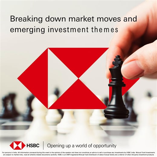 India continues to remain a key bright spot in the global economy. Though the growth figures aren’t as robust as last year, it continues to outshine some of its emerging market peers. Join us for an exclusive webinar with Prashant Khemka, Founder, White Oak Capital Management to discuss the current investment landscape and growth opportunities. Topic: Navigating market shifts - Opportunities and risks Date: 27 May 2025 Time: 4:00 pm - 5:00 pm IST Join the session: https://grp.hsbc/aifwb #HSBCInd