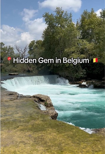 Hidden waterfall in Flanders Belgium — fairytale nature spot