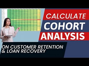 Cohort Analysis on Customer Retention in Excel | #excel #powerbi #dataanalytics