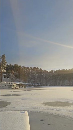 Zima na Mazurach nad jeziorem Guzianka | Ruciane Park - Mazury resort & spa