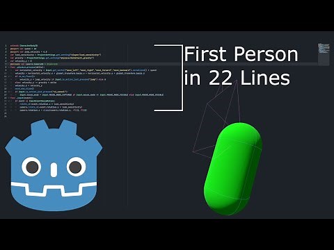 Godot 4 First-Person Controller with 22 Lines of Code