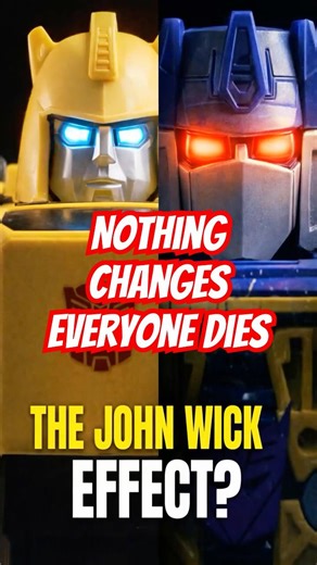 Soundwave 1 Ups John Wick Movie. #transformers #moviereview #80s #nerd #shorts #viral #bumblebee