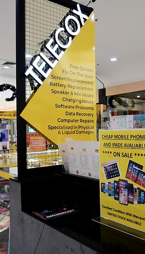Tech troubles? No worries! Meet Telecox, your friendly Mobile Repair Expert. 💻 They've got the skills to fix your gadgets, from phones to computers. Because everyone needs a reliable tech buddy! 🛠️ #computerrepair #phonerepair #phonerepairadelaide #shoppingcentre #salisbury #adelaide #TechGurus | Hollywood Plaza