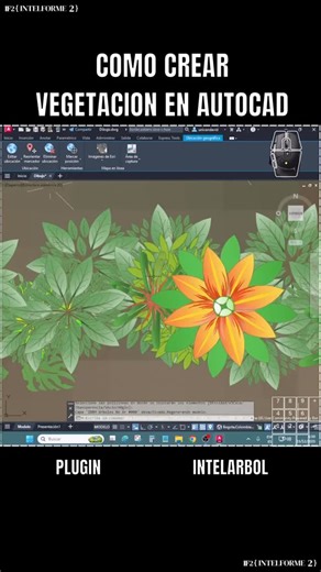 Intelforme2 on Instagram: "🫑 cómo crear vegetación en AutoCAD; ahora puedes crear bosques, rastrojos, cultivos y toda clase de vegetación dando clic en las polilineas. Plugin para #autocad y #civil3d ¿Te gusta este tipo de contenido? ¡Dale like 👍 y compártelo para ver más en mi canal! 📲 No olvides seguirme para conocer más herramientas y tips como este."