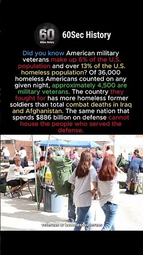 The Veteran Homelessness Crisis #shorts