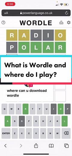 #answer to @mellow_math the website to play is powerlanguage.co.uk/wordle/ #wordle #wordletok #game #nytmini #puzzle #fun #howto #crossword #fyp