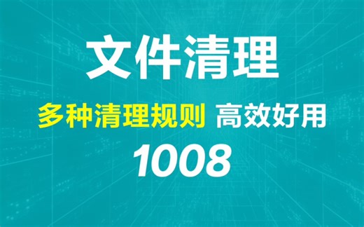 如何清理指定类型的文件？它可按时间大小后缀来清理