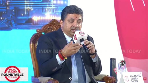 "We are anti-Hindi imposition. We are not anti-Hindi, number one. We are anti-NEET and we are anti anybody trying to tell us what exam we should use to filter or select our applicants who are, our children, going to our medical colleges, funded with our money, in a system that is by far the most superior health system of any state in India." - PTR Palanivel Thiagarajan #ptr #tamilnadu #indiatoday #palanivelthiagarajan #RajdeepSardesai #Tamils #DravidianModel #NEET | அகிலன் கார்த்திகேயன்