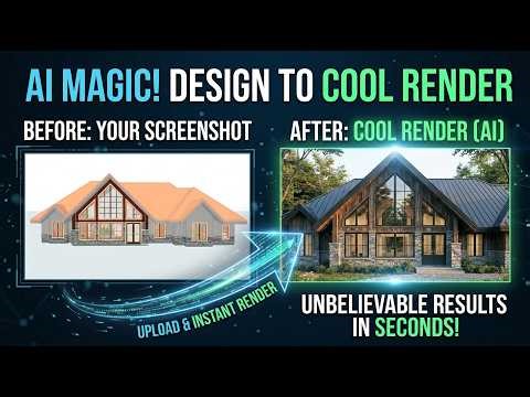 How to Render with AI For Beginners: Turn a Screenshot into a Realistic Render in SECONDS