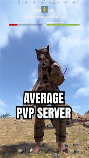 average pvp server experience in rust