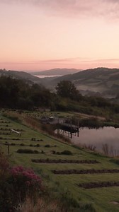 An infinity pond surrounded by lavender fields, with endless views of Welsh hills. Pantechnicon Powys is number 21 in The Wild 100, our list of the amazing experiences that you can find at our places. Book your stay or discover more places to recharge your batteries: canopyandstars.co.uk/the-wild-100/recharge-your-batteries/ | Canopy and Stars