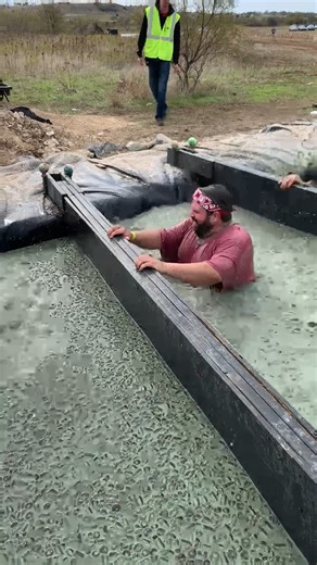 Arctic Enema is a beast that can only be tamed with grit 💪 Do you have what it takes to conquer this cold plunge in 2026? 👀 🥶 Sign up for your next Tough Mudder event today: https://bit.ly/4a7CID8 #toughmudder | Tough Mudder