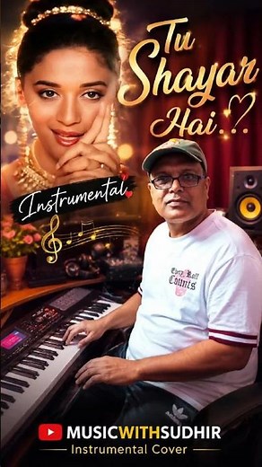 Tu Shayar Hai Main Teri Shayari #instrumentalmusic | Music With Sudhir | 90s Bollywood Love Song