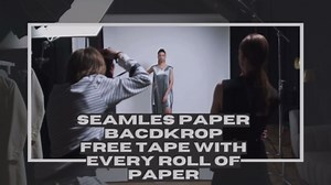 Denny Manufacturing - Seamless Paper Backdrop for Photography, Blue Seamless Paper Roll - Cobalt Blue (86 in x 36 ft) Includes Free Roll Black Gaffer Tape (2 in x 13 ft)