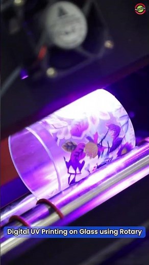 UV printing on glass from uv flatbed printer | A3+ uv flatbed printer | Embossed printing