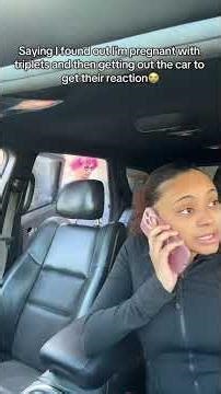Say "I'm pregnant" to get my boyfriends reaction 🤣#prank #funny #couple #reaction #trend