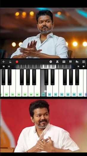 TVK Flag Anthem Theme Piano Tutorial with notes |