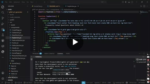 I recently worked on a small full-stack project called “Ghibli AI Art Generator” 🎨. It’s a simple web app that converts images and text prompts into Studio Ghibli–style artwork using Stability AI. I… | SUHAN KUMAR SINGH | 10 comments