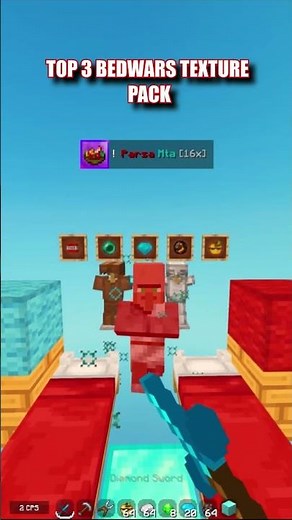 Top 3 BEST Bedwars Texture Packs for FPS Boost 🚀 (16x / 32x)