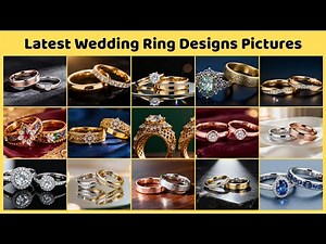 Wedding Ring Designs Pictures | Stylish Gold & Diamond Couple Rings | Engagement & Wedding Bands