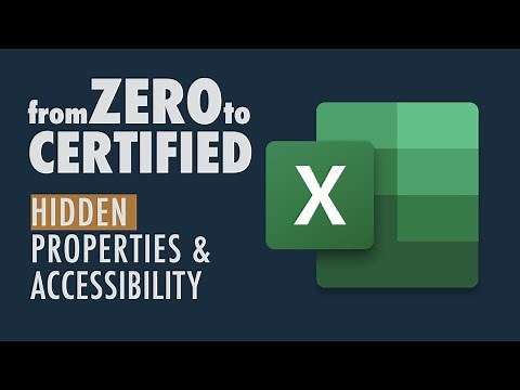 Microsoft Excel Basics - Inspecting Workbooks - Find Hidden Information and Accessibility