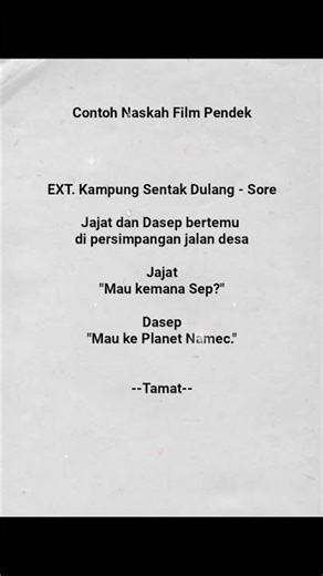 Contoh naskah film pendek part.5