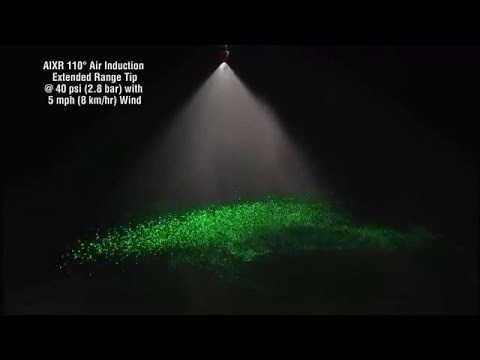 (AIXR) Air Induction Spray Tip Drift Demo