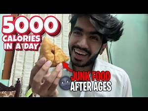 5000+ Calories Challenge | JUNK FOODDD🌚 | VaibhiSSJ