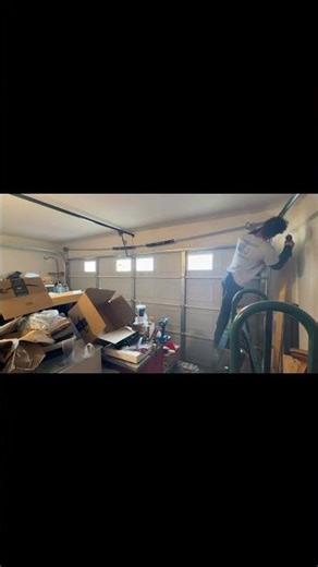 Garage door spring replacement