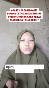 Apa itu algoritma Facebook??? Dimana letak algoritma??? Dan bagaimana cara kerja algoritma di Facebook??? Apa itu evaluasi konten??? #edukasimamaalis #apaitualgoritma #dimanaletakalgoritma #bagaimanacarakerjaalgoritma #apaituevaluasikonten | alis.....