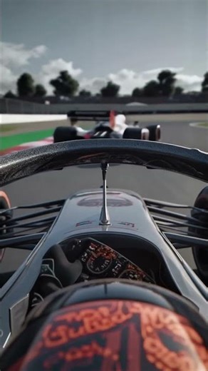 PURE SOUND: F1 Driver Helmet Cam (AI 4K) 🎧 #F1 #Shorts