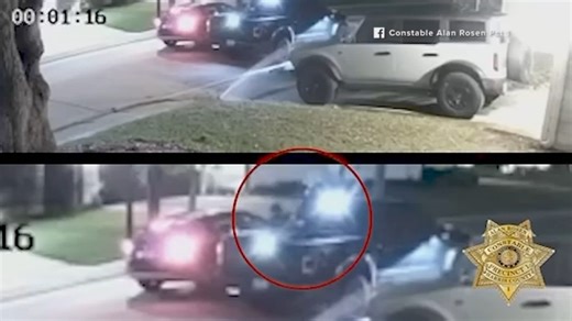 Video shows attempted vehicle theft suspect waving gun in the air in southwest Houston neighborhood