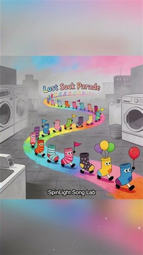 "Lost Sock Parade" - SpinLight Song Lab - full video out now
