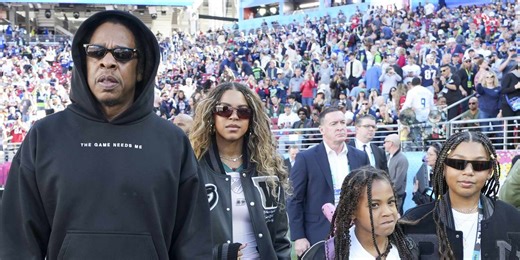 Beyoncé's 8-Year-Old Daughter Rumi Makes Rare Appearance With Blue Ivy and Jay-Z at the Super Bowl