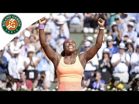 Serena Williams 2015 French Open championship point