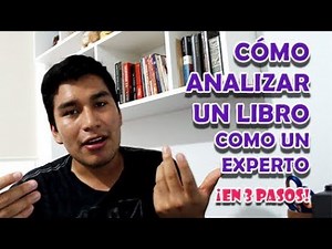 Cómo analizar un libro en 3 simples pasos + ejemplo
