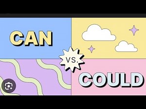 Definition of Can and Could #@Learn English academe