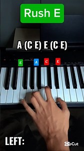 Rush E | EASY Piano Tutorial 🎹 #piano #pianotutorial