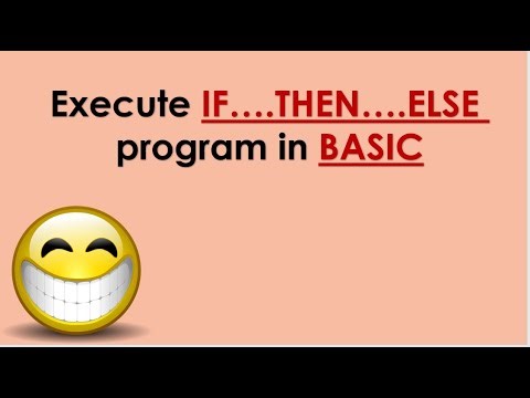 Program1-(IF...THEN....ELSE) BASIC