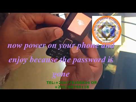 How to unlock phone password ITEL IT2160 with cm2