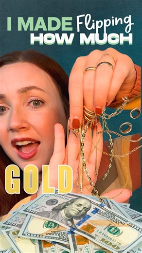 I made how much… Flipping GOLD?!🤯 NEW flippingggggg obsession unlocked… 🔑✨💰 If you have any broken or unwanted gold jewelry you can sell yours too!!! FAST Cash = Quick Flip ✨ Comment GOLD and I’ll send you a link to get your FREE appraisal kit today plus my exclusive referral code! 💰 BONUS for all of Typsy Flypsy followers: Use code TYPSY15 For a $15 BONUS Offer for purchases of $199 at Alloy Market. (Link will be sent directly to your DMs 💬) Comment: GOLD I’ll send you a link to get your F