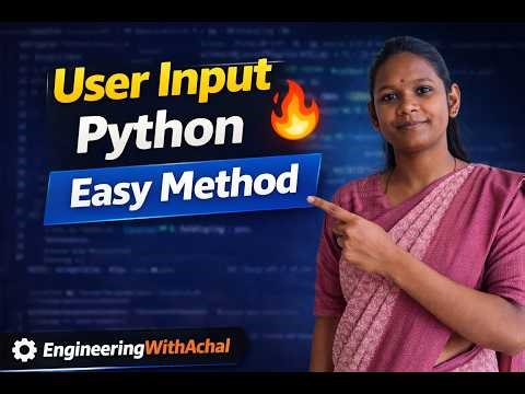 Python Input from User in VS Code 🔥 | Input Function in Python | Beginner Tutorial Hindi