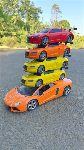 Remote contol five Ferrari ￼cars l #shorts