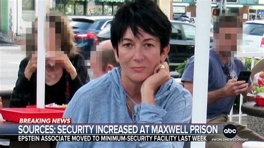 Security has been increased around the federal prison camp in Bryan, Texas, where Jeffrey Epstein co-conspirator Ghislaine Maxwell was transferred last week, sources told ABC News. Aaron Katersky reports. https://abcnews.link/CcP3m12 | ABC World News Tonight with David Muir