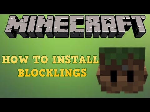 How To INSTALL Blockings Mod For 1.8+ (With Forge) [Minecraft Mod Tutorial]