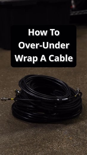 Live x on Instagram: "Your cables deserve better. Learn the pro wrap. If your cables look like a bowl of spaghetti, this is your sign. This is the over-under method used in live production, studios, and on set to keep cables lasting longer and setting up faster. Small habit. Big upgrade. #CableManagement #VideoProductionTips #CreatorTools #BehindTheScenes #LiveProduction"