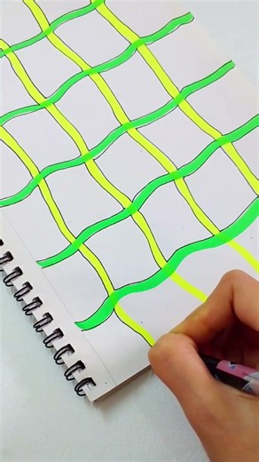 Try this Easy Simple pattern drawing 💚#art#pattern#easyart#colorful#creativeart#shorts