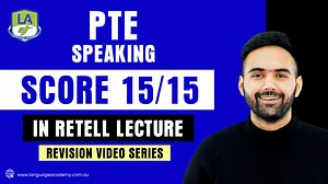 PTE Speaking Retell Lecture Template, Tips, Tricks & Strategies | Revision Series | Language Academy